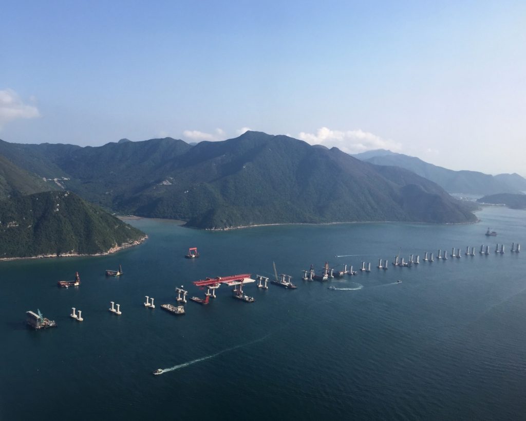 Hong Kong Link Road construction, Sha Lo Wan