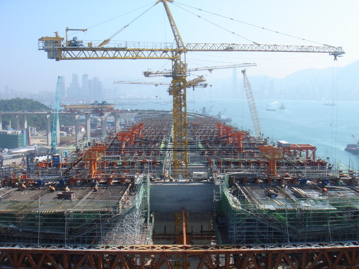 stonecutters bridge construction