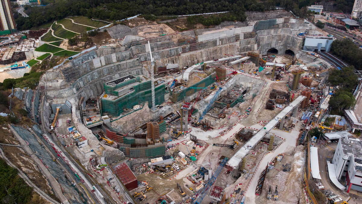 Lam Tin Tunnel construction