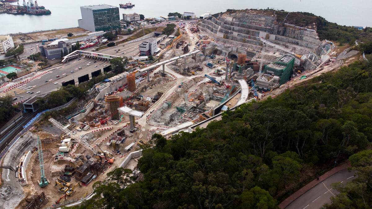 Lam Tin Tunnel construction