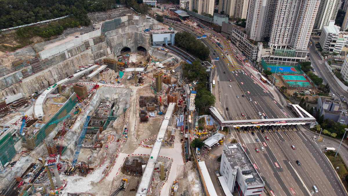 Lam Tin Tunnel construction