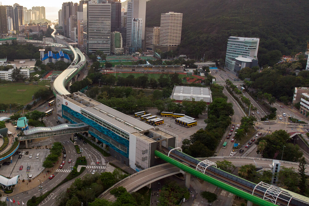 MTR South Island Line Ocean Park and Wong Chuk Hang Stations