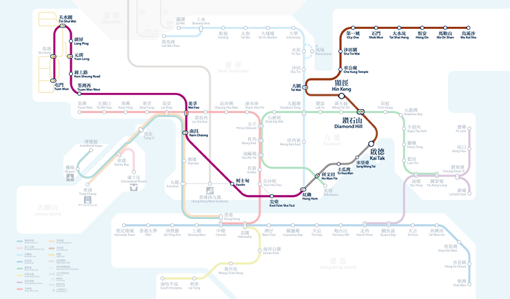 MTR's Tuen Ma line