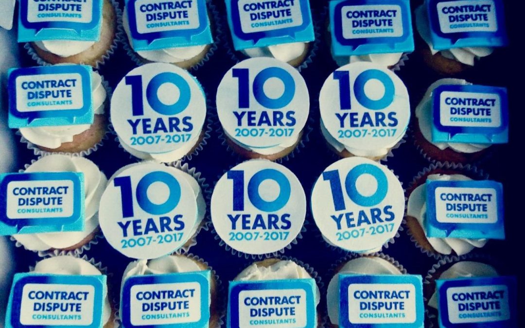 Contract Dispute Consultants celebrates tenth anniversary